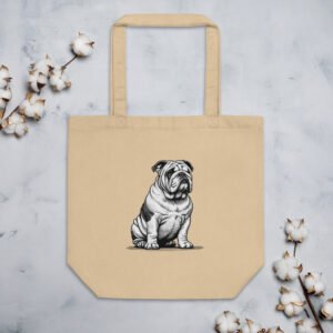 Bulldog anglais: Tote Bag Bio