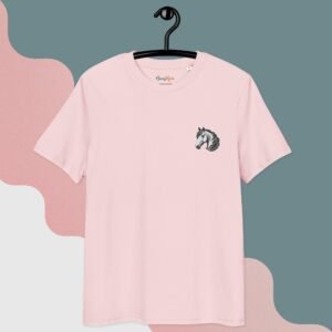 T-shirt unisexe en coton bio « Cheval »